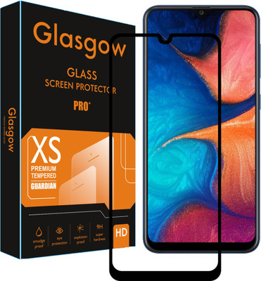 Glasgow Edge To Edge Tempered Glass for Samsung Galaxy A20s(Pack of 1)