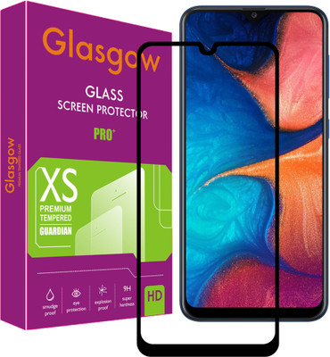 Glasgow Edge To Edge Tempered Glass for Samsung Galaxy A20s(Pack of 1)