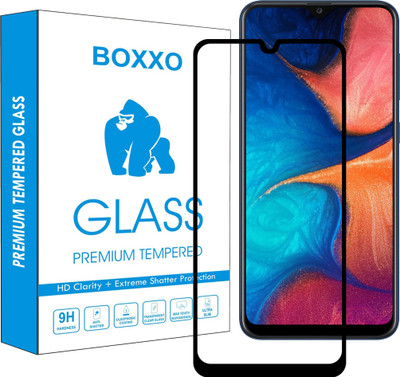 Boxxo Edge To Edge Tempered Glass for Samsung Galaxy M12(Pack of 1)
