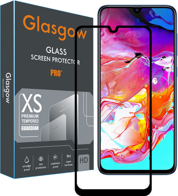 Glasgow Edge To Edge Tempered Glass for Samsung Galaxy A70(Pack of 1)