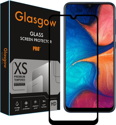 Glasgow Edge To Edge Tempered Glass for Samsung Galaxy A20s(Pack of 1)