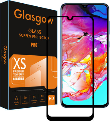 Glasgow Edge To Edge Tempered Glass for Samsung Galaxy A70s(Pack of 1)