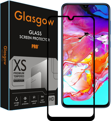 Glasgow Edge To Edge Tempered Glass for Samsung Galaxy A70(Pack of 1)