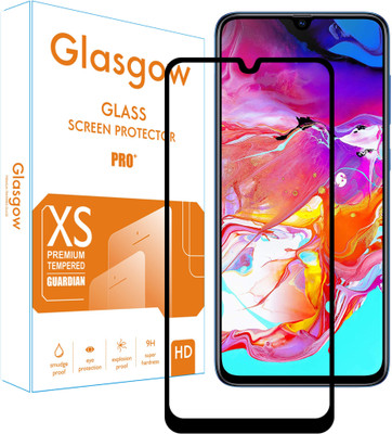 Glasgow Edge To Edge Tempered Glass for Samsung Galaxy A70(Pack of 1)