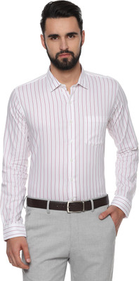 van-heusen-men-striped-formal-white-shirt