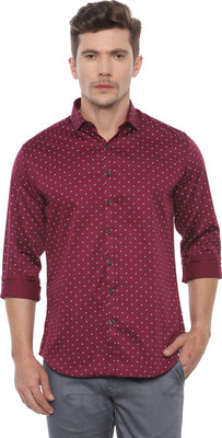 van-heusen-men-printed-casual-maroon-shirt