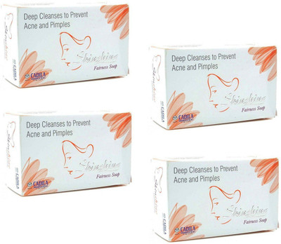 CADILA PHARAMCEUTICALS Skin Shine Soap ( 4 Pc x 75 gm )(4 x 75 g)