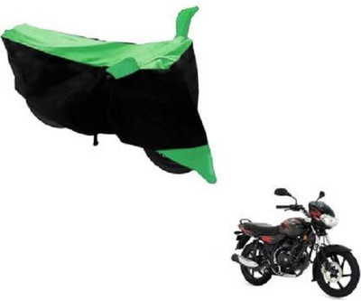 AK Star Waterproof Two Wheeler Cover for Bajaj(Discover, Green, Black)