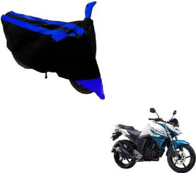 AK Star Waterproof Two Wheeler Cover for Yamaha(FZ-S, Black, Blue)