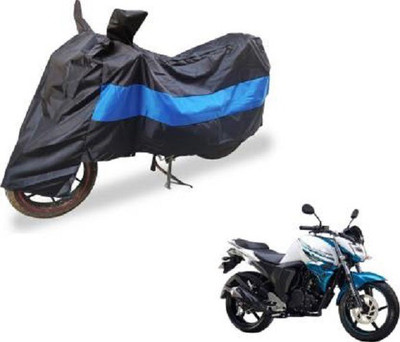 AK Star Waterproof Two Wheeler Cover for Yamaha(FZ-S, Black, Blue)