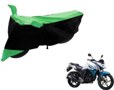 Star India Waterproof Two Wheeler Cover for Yamaha(FZ-S, Green, Black)