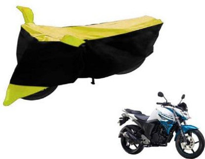 Star India Waterproof Two Wheeler Cover for Yamaha(FZ-S, Yellow, Black)
