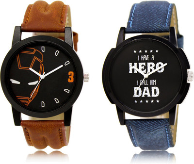 zabby-allen-fresh-fashion-unique-lr0407-iron-men-brown-hero-dad-round-dial-combo-analog-watch-for-boys