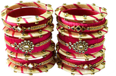 Dharnna Plastic Bangle Set(Pack of 14)