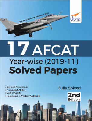 17 Afcat Year-Wise (2019-11) Solved Papers(English, Paperback, unknown)