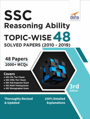Ssc Reasoning Topic-Wise 48 Solved Papers (2010-2019)(English, Paperback, unknown)