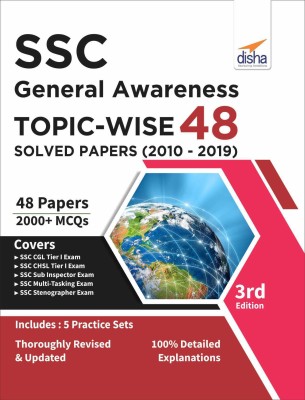 Ssc General Awareness Topic-Wise 48 Solved Papers (2010-2019)(English, Paperback, unknown)