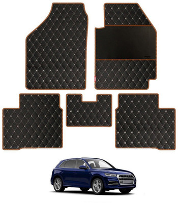 elegant Leatherite Standard Mat For  Audi Q5(Black, Orange)