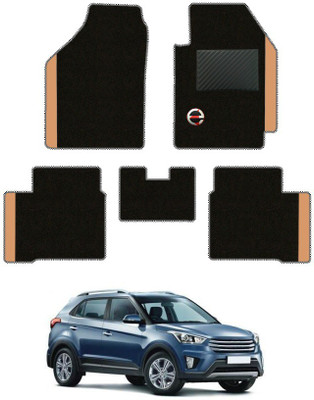 elegant Polypropylene Standard Mat For  Hyundai Creta(Black, Beige)