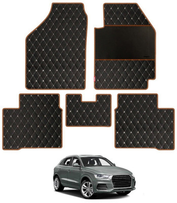 elegant Leatherite Standard Mat For  Audi Q3(Black, Orange)