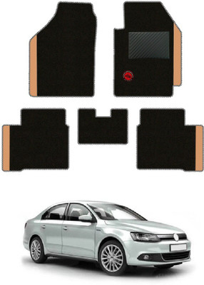 elegant Polypropylene Standard Mat For  Volkswagen Jetta(Black, Beige)