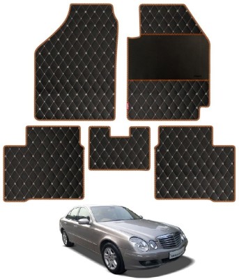 elegant Leatherite Standard Mat For  Mercedes Benz E240(Black, Orange)