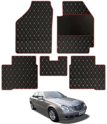 elegant Leatherite Standard Mat For  Mercedes Benz E240(Black, Red)