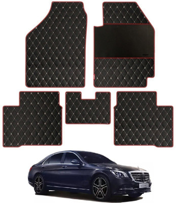 elegant Leatherite Standard Mat For  Mercedes Benz S 350(Black, Red)