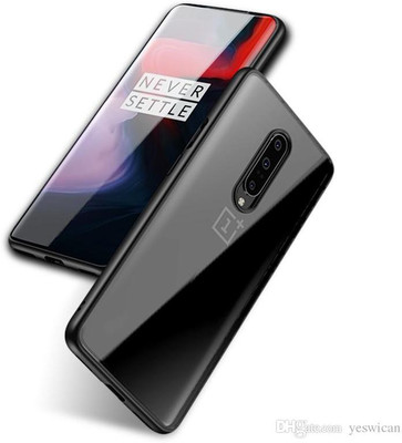 Meyaar Back Cover for Oneplus 7 Pro, 1+7 Pro(Black, Camera Bump Protector)