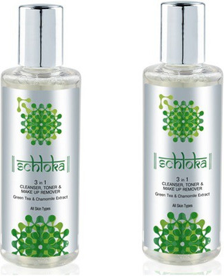 MODICARE SCHLOKA 3 IN 1 CLEANSER, TONER AND MAKE UP REMOVER WITH GREEN TEA & CHAMOMILE EXTRA Face Wash(200 ml)