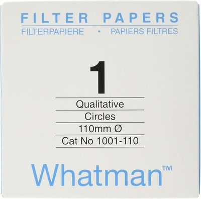 whatman Qualitative Filter Papers Grade 1: 11 um (white) pH Yellow Litmus Papers(Pack of 100)