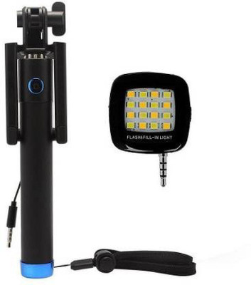 De-TechInn Selfie Stick Accessory Combo for All Smart MobilePhones(Multicolor)