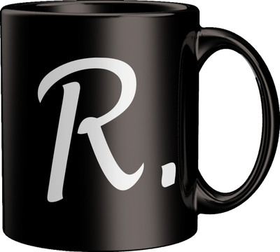 ECFAK Quotes With Alphabet: R Ceramic Coffee Mug(350 ml)