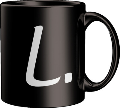 ECFAK Quotes With Alphabet: L Ceramic Coffee Mug(350 ml)