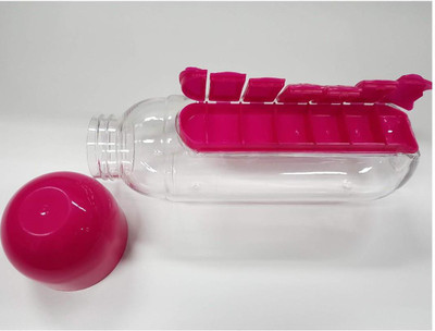 Skylight 7 days Multi Purpose Pill & Vitamin Organizer Bottle Pill Box(Pink)