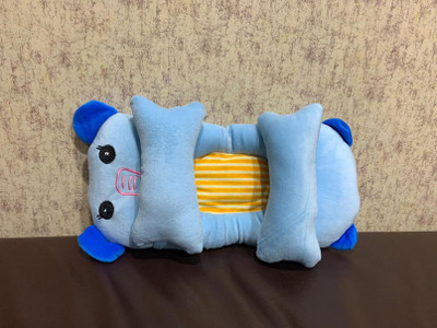Divine Homes Microfibre Sleeping Pillow Pack of 1 Animals(Blue)