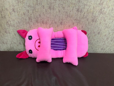 Divine Homes Microfibre Sleeping Pillow Pack of 1 Animals(Pink)
