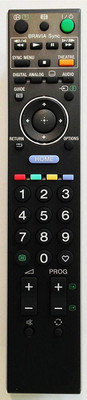 Ehop Compatible Remote for LCD / LED / TV URC67 GA019 GA015 1620 1622 Sony Remote Controller(Black)