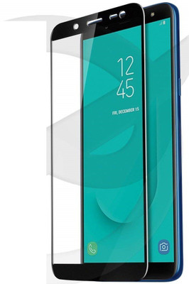 DSCASE Edge To Edge Tempered Glass for Samsung Galaxy J6(Pack of 1)