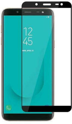 DSCASE Edge To Edge Tempered Glass for Samsung Galaxy J8(Pack of 1)
