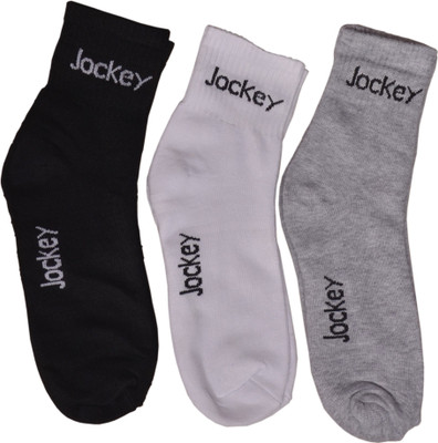 Jockey Men & Women Solid Ankle Length(Pack of 3)
