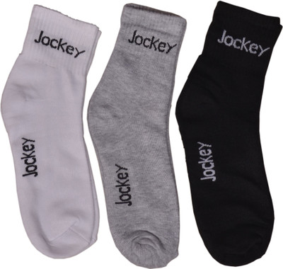 Jockey Men & Women Solid Ankle Length(Pack of 3)