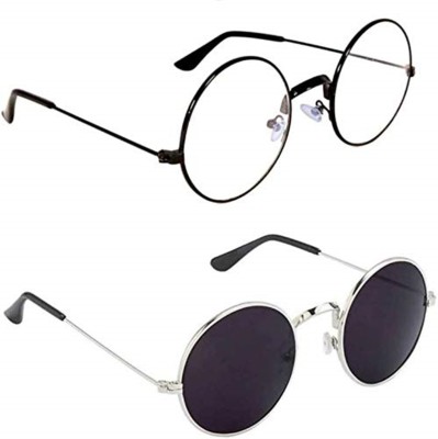 just style Aviator Sunglasses(For Boys & Girls, Clear)