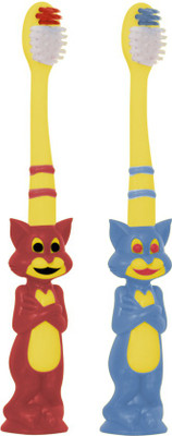 Buddsbuddy Combo of 2 Tom shaped Kids Tooth Brush Ultra Soft Toothbrush(Pack of 2)