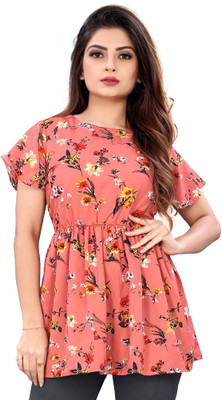 Micozy Casual Regular Sleeve Printed Women Multicolor Top