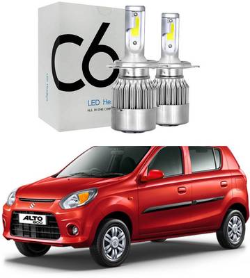 PRTEK  H4 Headlight 12V 6500K Conversion Bulb (Set of 2) 088 Headlight Car, Motorbike LED for Maruti Suzuki (12 V, 72 W)