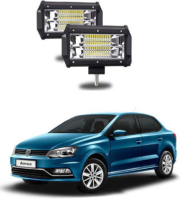 PRTEK LED Fog Lamp Unit for Volkswagen Universal For Car