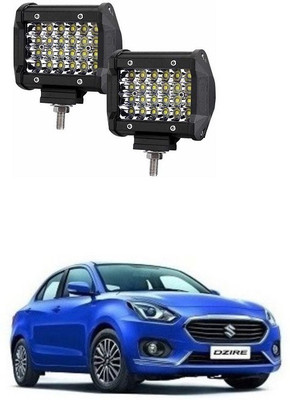 PRTEK 4Row 24 LED 72W 4 Inch Spot Offroad Work Light Bar Fog Light 044 Fog Lamp Car LED for Maruti Suzuki (12 V, 72 W)(Swift Dzire, Pack of 2)