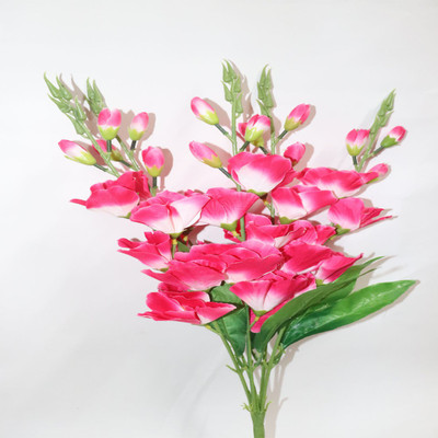artificial hub gladiolus PINK Assorted Pink Orchids Artificial Flower(25 inch, Pack of 1, Flower Bunch)