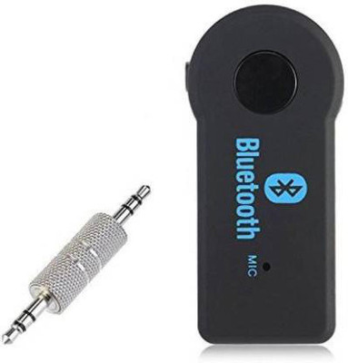 De-TechInn v3.0 Car Bluetooth Device with Audio Receiver(Black)